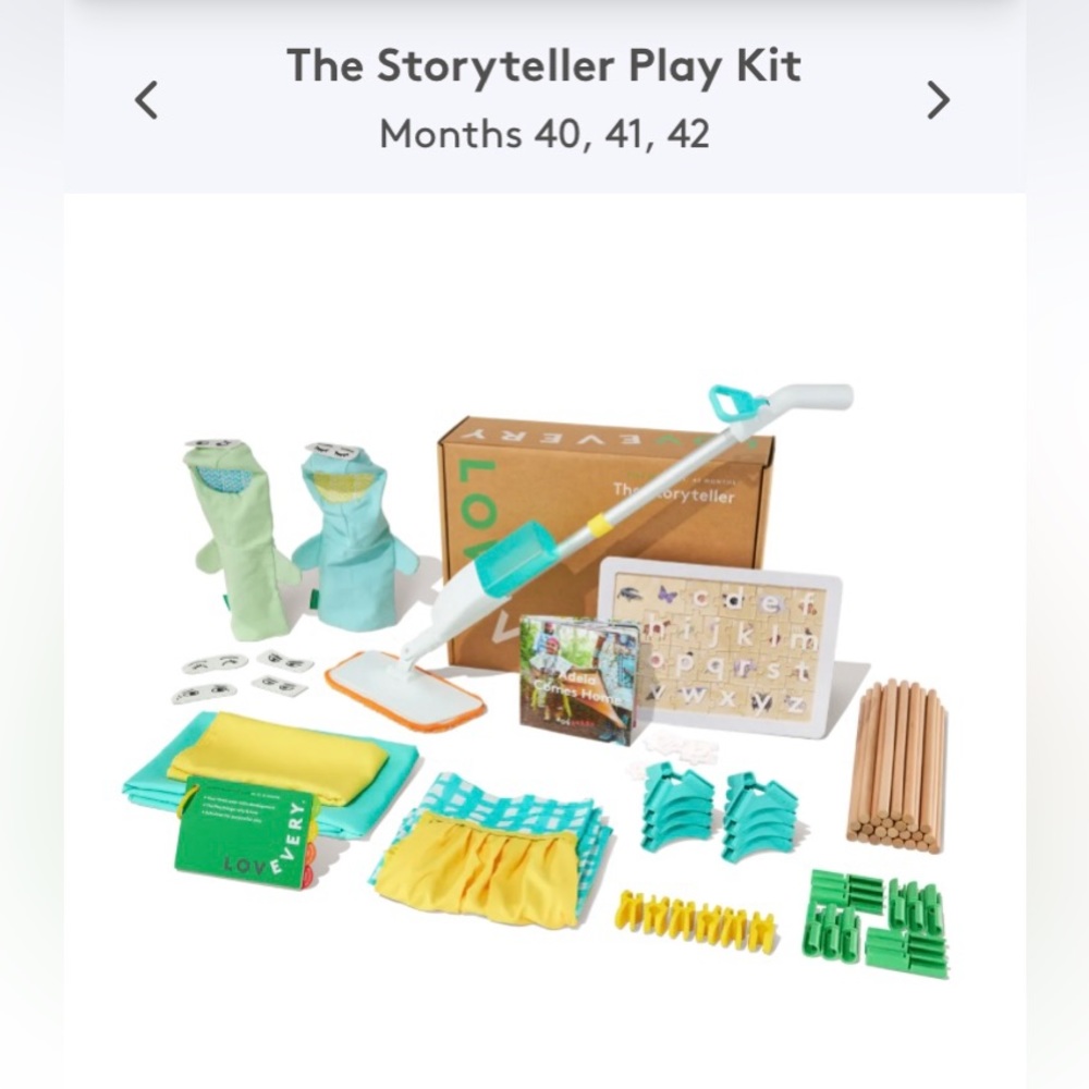 Lovevery Storyteller Play Kit Months 40, 41, 42 NIB,  Sealed, Never Opened
